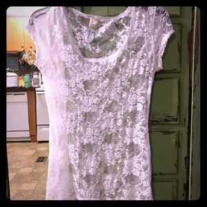 Lace top size small
